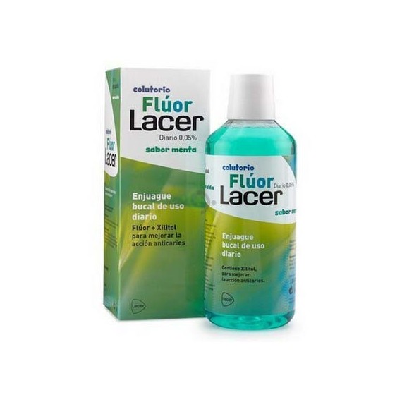 LACER JUNIOR FLUOR DIARIO MENTA COLUTORIO 500 ML