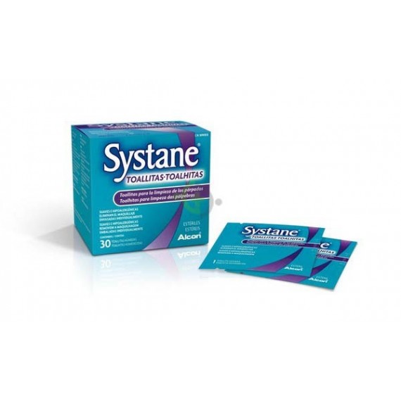 SYSTANE TOALLITAS HUMEDAS ESTERILES LIMPIEZA PAR 30 TOALLITAS