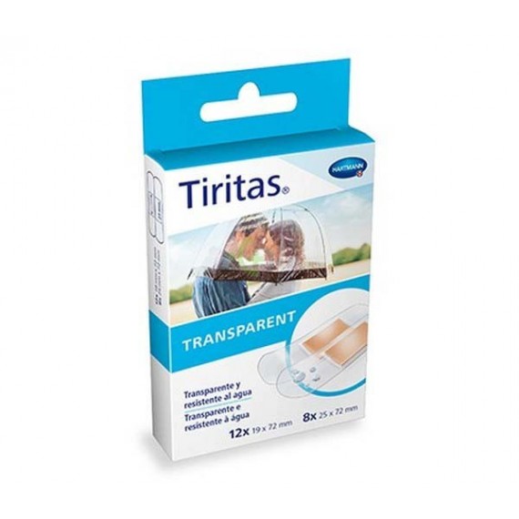 TIRITAS TRANSPARENT APOSITO ADHESIVO 2 TAMAÑOS 2