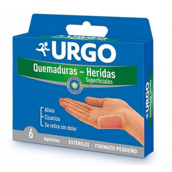 URGO QUEMADURAS  6 APOSITOS...