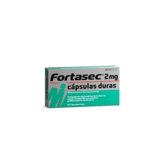 FORTASEC 2 MG 20 CAPSULAS