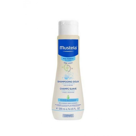 MUSTELA BEBE CHAMPU SUAVE...
