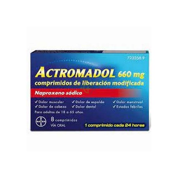 ACTROMADOL 660 MG 8...