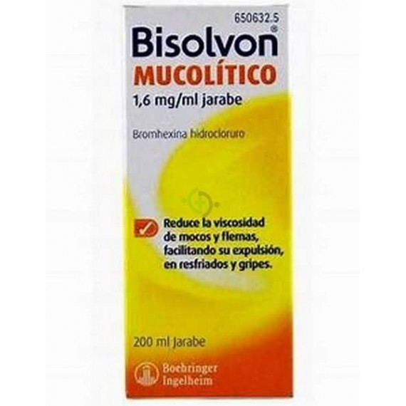 BISOLVON MUCOLITICO 1.6 MG/ML JARABE 200 ML