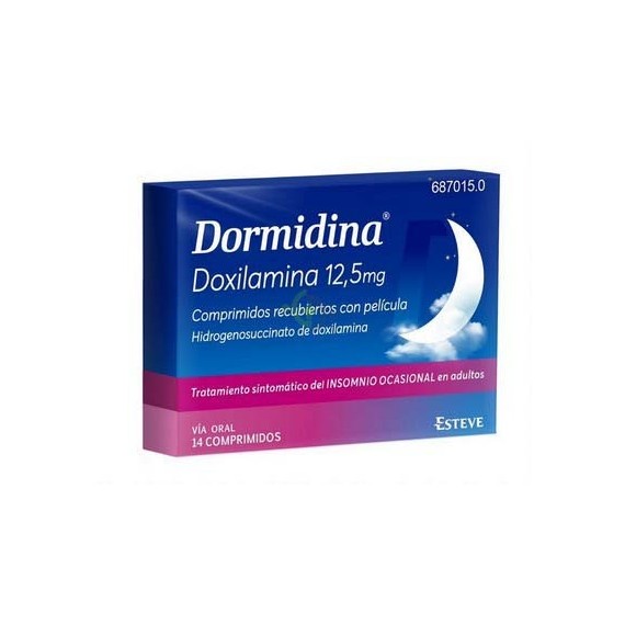 DORMIDINA 12.5 MG 14 COMPRIMIDOS RECUBIERTOS