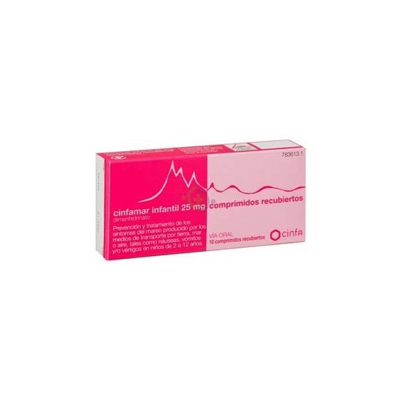 CINFAMAR INFANTIL 25 MG 10...