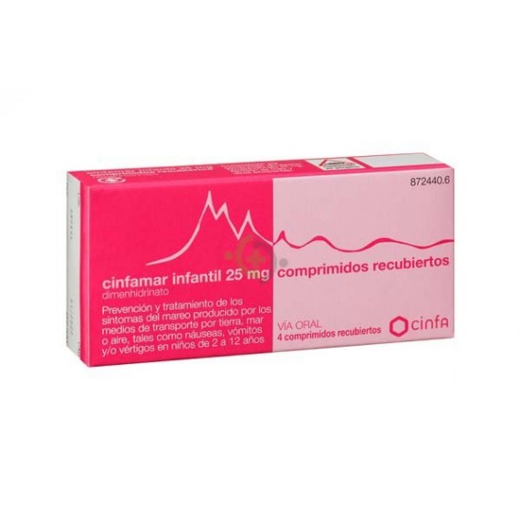 CINFAMAR INFANTIL 25 MG 4...