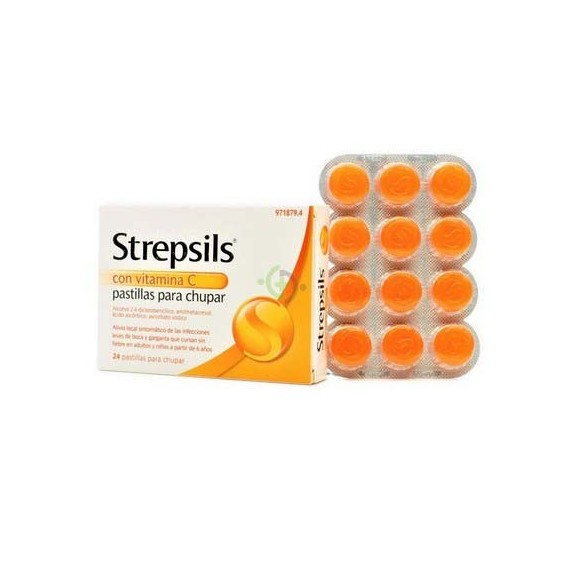 STREPSILS CON VITAMINA C 24...