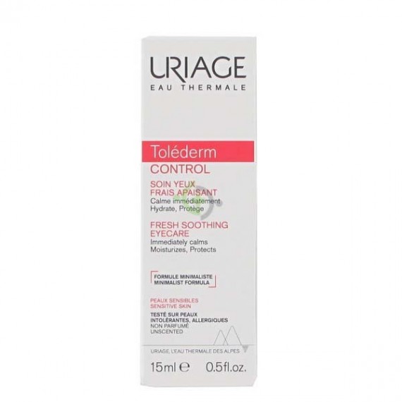 URIAGE TOLEDERM CONTROL CREMA LIGERA CALMANTE PARA OJOS 1 ENVASE 15 ML