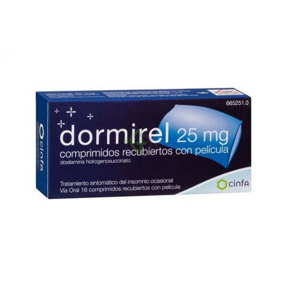 DORMIREL 25 MG 16...