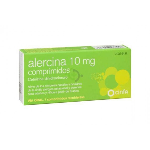 ALERCINA 10 MG 7...