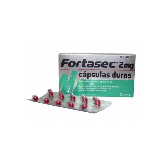 FORTASEC 2 MG 10 CAPSULAS